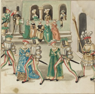 Masquerade, c. 1515.
