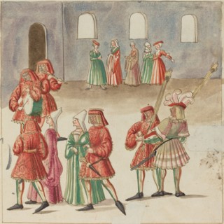 Masquerade, c. 1515.