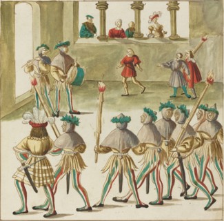 Masquerade, c. 1515.