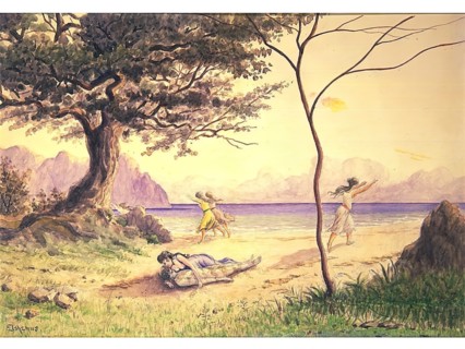 The Rescue, c. 1900.