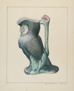 Owl Pitcher, c. 1938.
