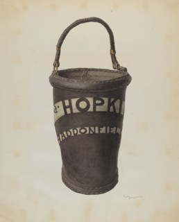 Fire Bucket, c. 1939.