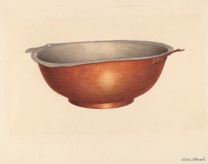 Copper Bowl, c. 1938.