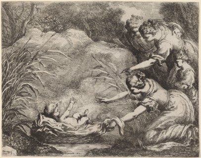 The Finding of Moses. Creator: Bartolomeo Biscaino.