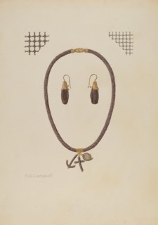 Hair Jewelry, c. 1940.