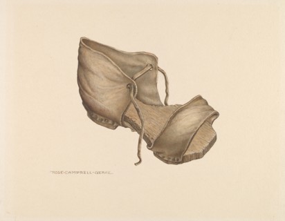 Leather Shoe, c. 1940.