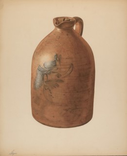 Molasses Jug, c. 1940.