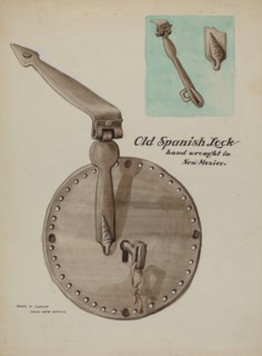 Spanish Lock, c. 1937.