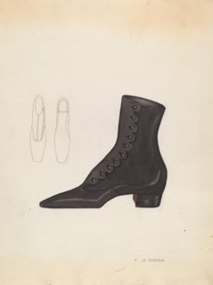 Woman's Shoe, c. 1937.