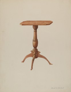 Candle Table, c. 1940.