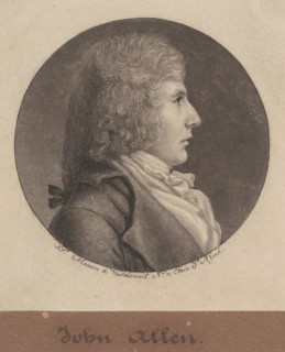 John Allen, 1796-1797.
