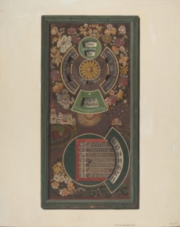 Zoar Calendar, c. 1937.