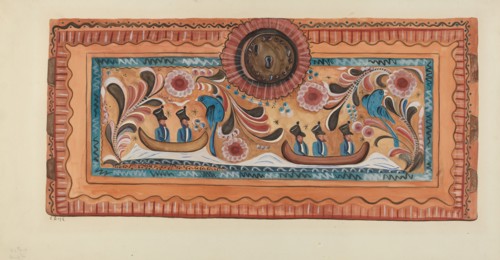 Painted Chest, c. 1936.