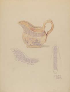 Cream Pitcher, c. 1936.