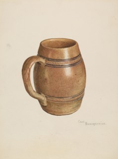 Stoneware Mug, c. 1939.