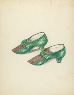 Woman's Shoes, c. 1940.