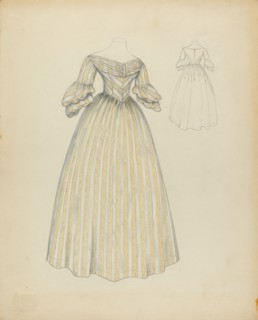 Wedding Dress, c. 1940.