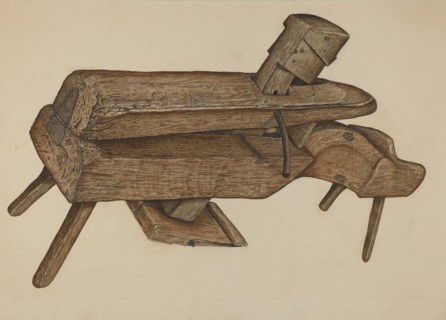Shaving Horse, c. 1938.
