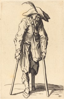 Beggar with Wooden Leg.