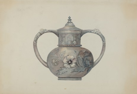 Pewter Tea Set, c. 1936.