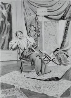 Girl on Chair, c. 1891.