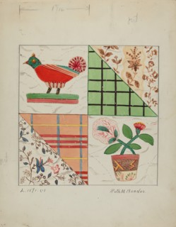 Applique Quilt, c. 1936.