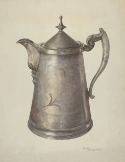 Ice Water Pitcher, 1940.