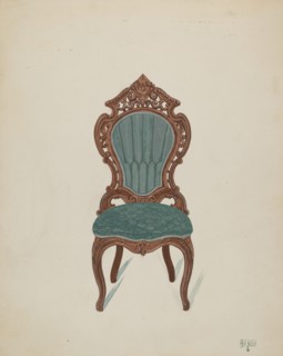 Rosewood Chair, c. 1936.