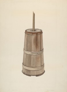 Wooden Churn, 1935/1942.