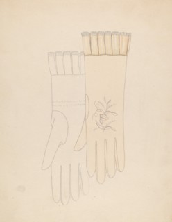 Wedding Gloves, c. 1936.