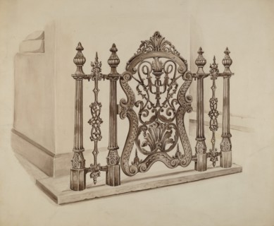 Cast Iron Gate, c. 1936.