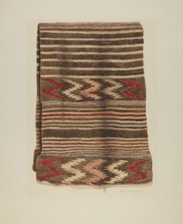 Saddle Blanket, c. 1930.