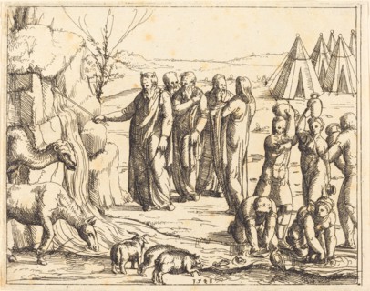 Moses Striking the Rock.