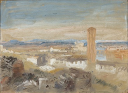 A Campanile among Ruins.