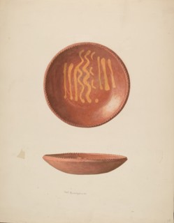 Small Pie Plate, c. 1939.
