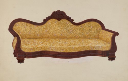 Mahogany Sofa, 1935/1942.