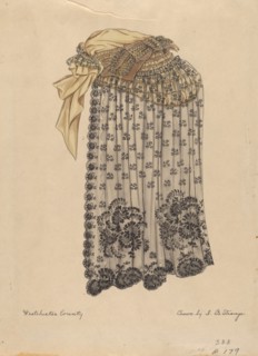 Bonnet and Veil, c. 1936.