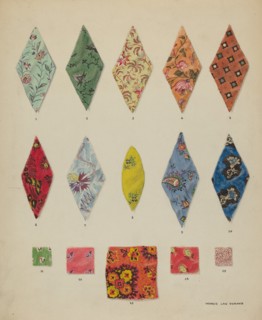 Detail of Quilt, c. 1937.