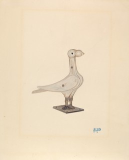 Cast Iron Pigeon, c. 1936.
