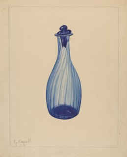 Toilet Water Bottle, 1937.