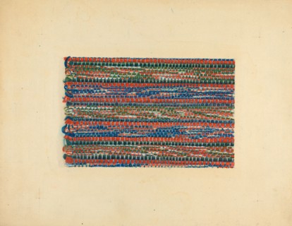 Shaker Rug Strip, c. 1936.