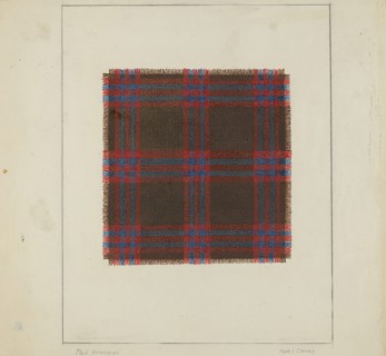 Plaid Homespun, 1935/1942.