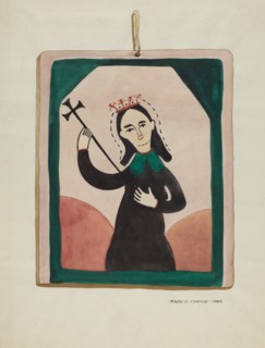 Retablo (Virgin), c. 1937.