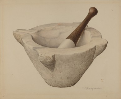 Mortar and Pestle, c. 1939.