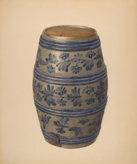 Water or Wine Keg, c. 1940.