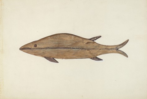 Fish Weather Vane, c. 1938.