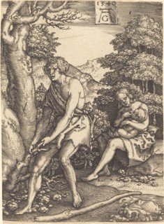 Adam and Eve at Work, 1540.