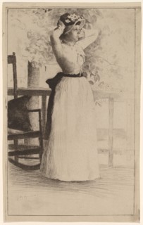Portrait of Miss Hoe, 1889.