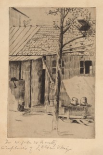 Dooryard, Buckets and Tree.