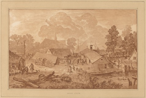 Village with Pond, c. 1782.